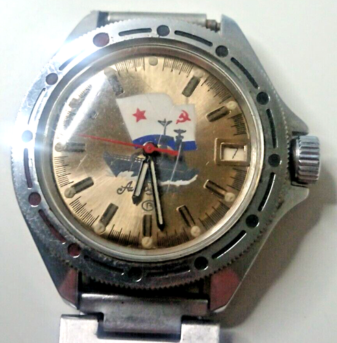Orologio VOSTOK WOSTOK KOMANDIRSKIE ANFIBIO Albatros, SOVIETICO/URSS - Foto 2 di 9
