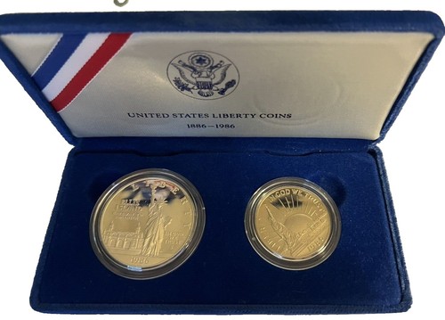 1986-S Statue of Liberty Proof Silver Dollar US Mint Commemorative