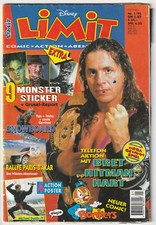   LIMIT #1/1995 Bret Hitman Hart ohne Beilage...