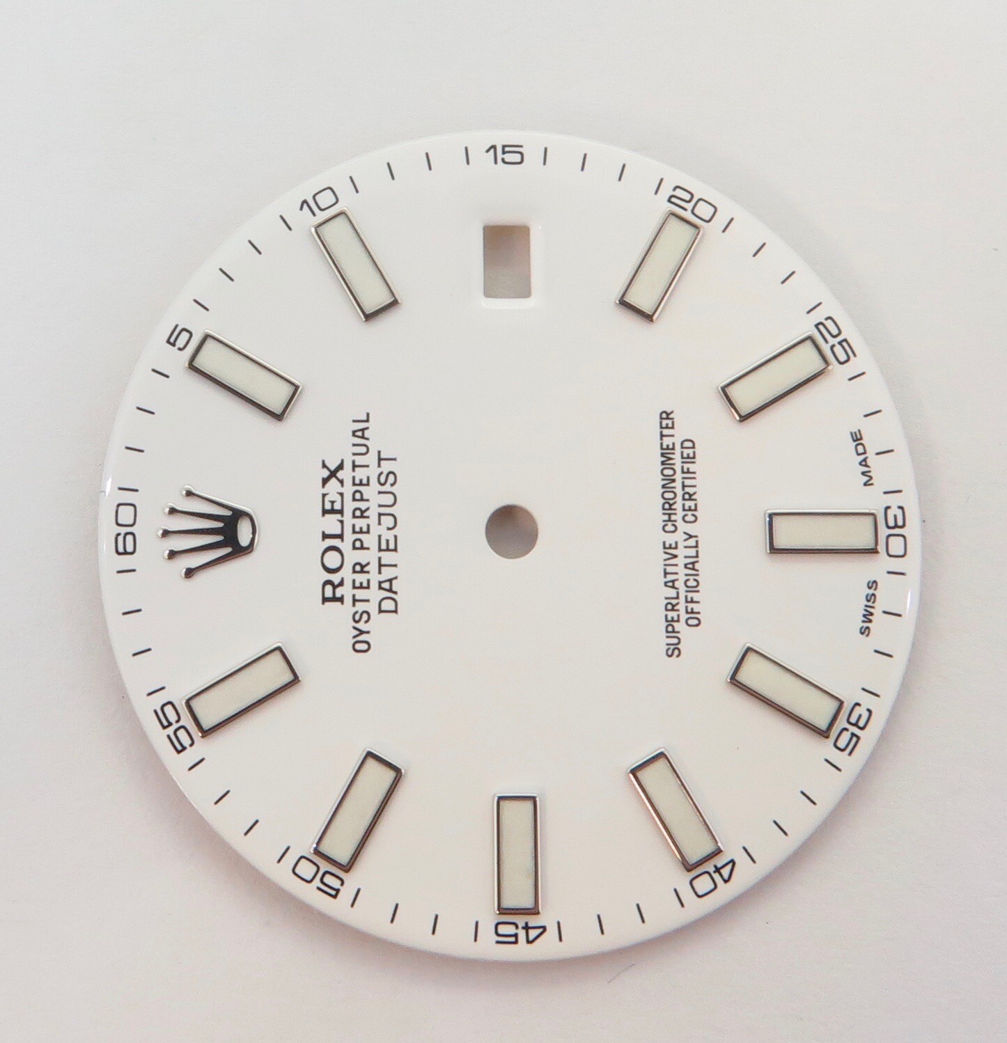 Authentic Rolex 116300 116334 Datejust II White Dial #349 image 2