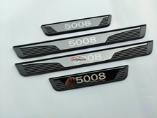 Para Peugeot 5008 Accesorios Coche Alféizar Puerta Protector Placa Rasguño Auto Repuestos