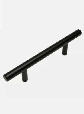 3/8'' Slim Line Cosmas Euro Style Bar Pull Flat Black finish Pulls #404-030FB New