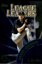 Randy Johnson / Pedro Martinez 2000 Topps #464 FREE SHIPPING AutographDen
