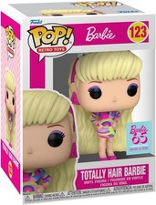Funko POP! Figura Barbie Totally Hair #123 | Vinilo Barbie Retro Coleccionable