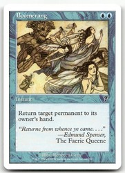 Boomerang 64 Common 7th Edition MTG