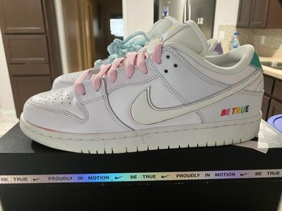 AUTHENTIC Nike SB Dunk Low Pro  Be True  DH4876-100 MENS SIZE 9! FAST SHIPPING!