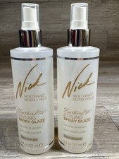  2 Nick Chavez Beverly Hills FeatherLite Styling Spray Glaze 8 oz With Pump New