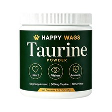 Happy Wags Taurine for Dogs, Taurine Supplement for Dogs, Immune Support