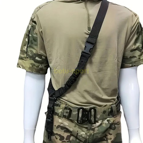 NEW UP Tactical Single Point Gun Strap Shoulder Strap Rope Belt w/ Quick Release - Picture 3 of 13