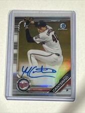Matt Canterino 2019 Bowman Draft #CDA-MC Chrome Draft Pick Auto Refractor /499