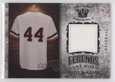 2022 Sportkings Volume 3 Legends Game Worn Materials Black Willie McCovey 2u3