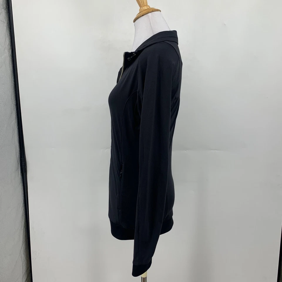 Chaqueta Sunice Mujer S Pequeña Negra Super Lite FX Deportiva Cremallera Completa Bolsillos Atléticos Foto 4 de 4