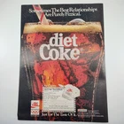 Diet Coke 1988 Vintage Magazine Print Ad Olympic Sweatshirt Coca-Cola Soda