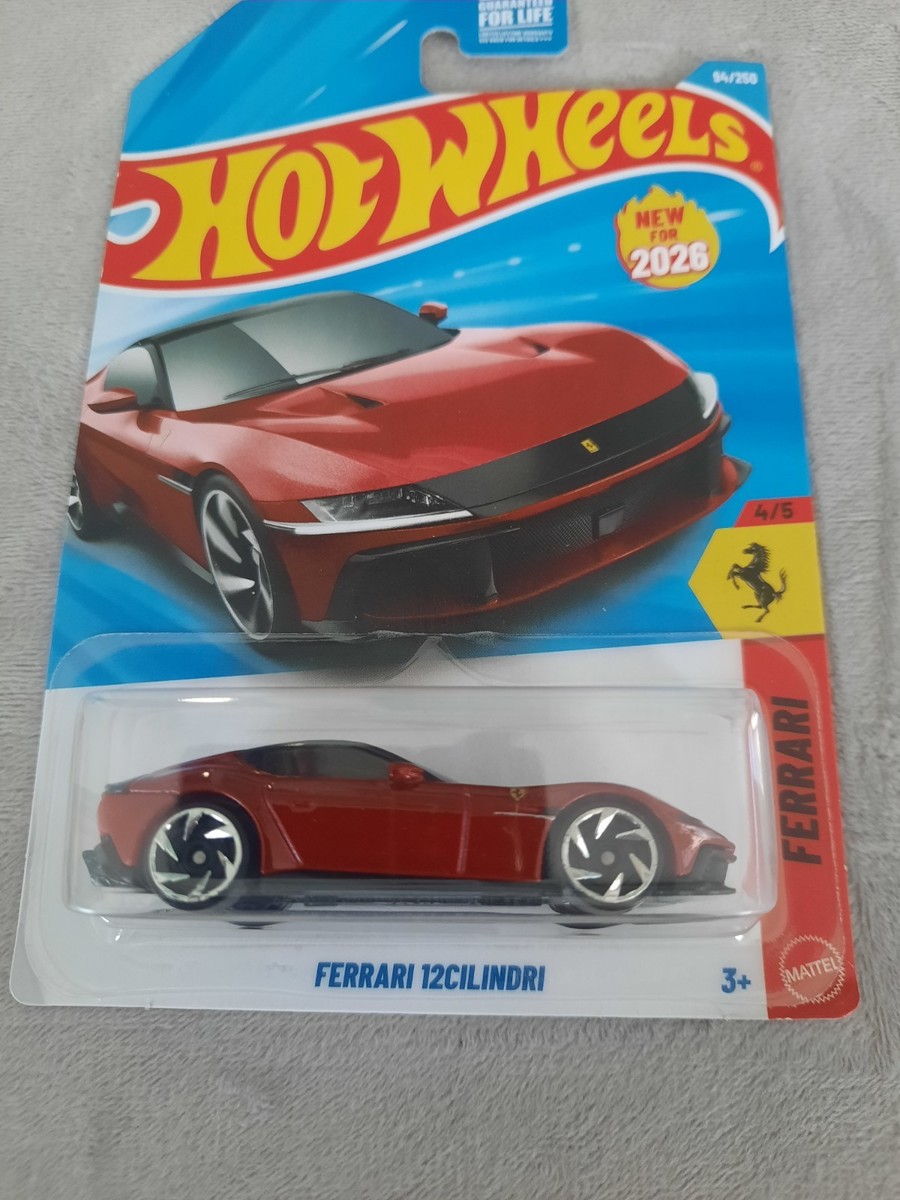 2026 Hot Wheels | Ferrari 12Cilindri | Red | Ferrari 4/5 | 94/250