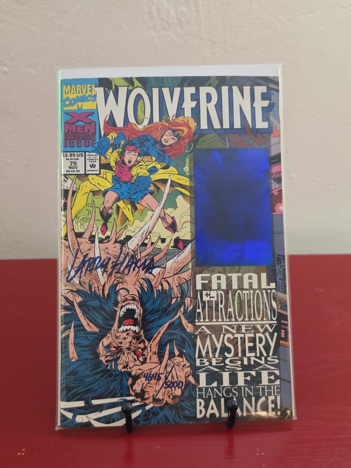 Wolverine #75 (1993) Comic Signed Autograph Larry Hama /5000 COA