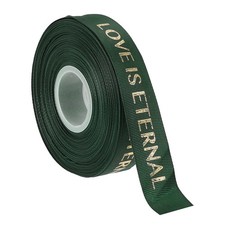 25mm 45M Valentinstag gr&uuml;ne B&auml;nder f&uuml;r Geschenk Verpackung Blumenstrau&szlig; Ewige Liebe