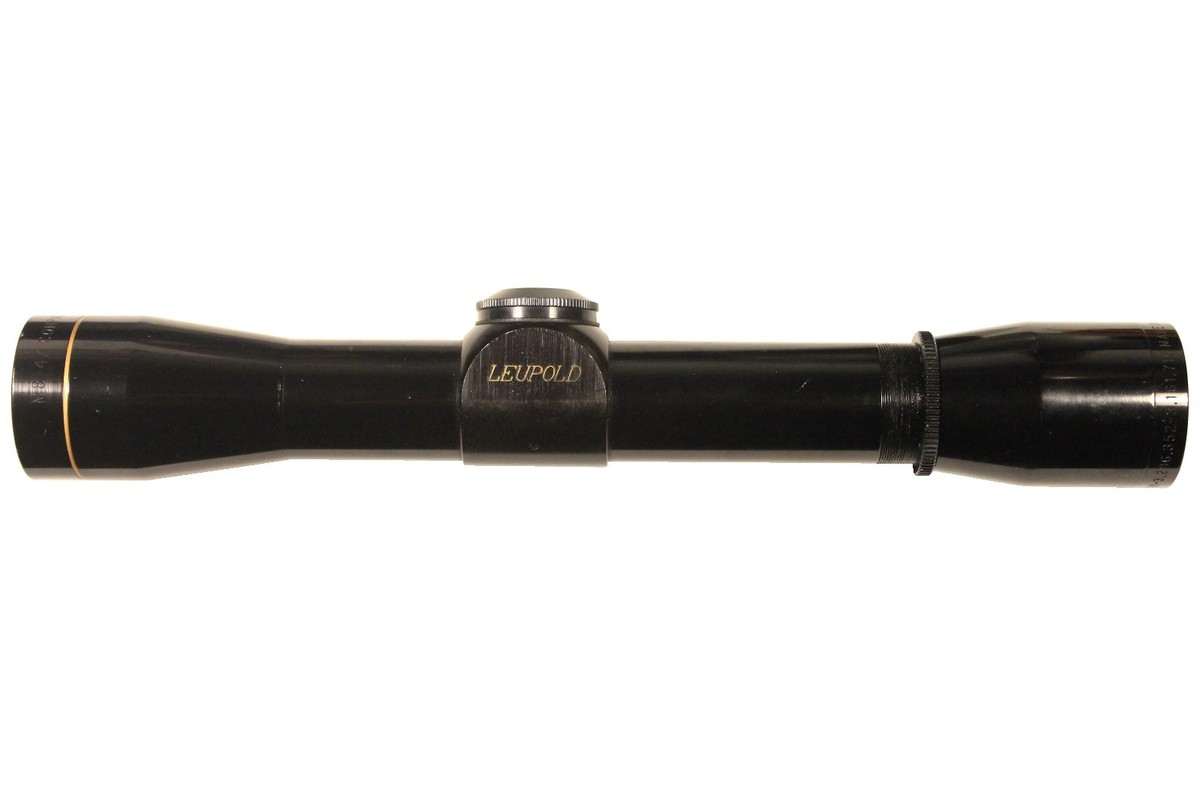 仮出品 確認用 leupold M8 Original Vintage Leupold M8 4x Compact Rifle Scope Gloss Black