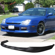 For 97-01 Honda Prelude Coupe 2dr Oe Style Unpainted Front Bumper Lip Spoiler Pu