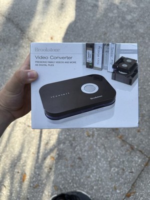 Brookstone iConvert Video Converter Analog to Digital NTSC PAL Console SD Card