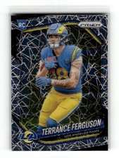 Terrance Ferguson 2025 Panini Prizm #379 Los Angeles Rams Lazer RC