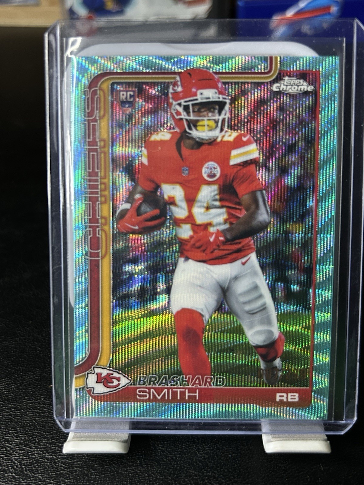 2025 Topps Chrome - Rookies Brashard Smith #311 Teal Refractor /299 (RC)