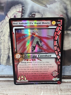 DBZ CCG DRAGON BALL Z RED ANDROID 13'S RAPID BLASTS M21 FOIL MOVIE PROMO SCORE
