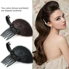 1x Random Color Puff Hair Head Cushion Bump it Up Invisible Volume Hair Base