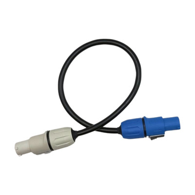 1.5' ft, PowerCon In to PowerCon Out, 16AWG Power Extension Jumper Cable