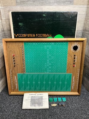 1969 Electronic Data Computer Football Game Style #555 In Box - Tested & Works