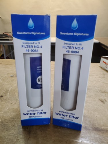 2 filtros de agua para refrigerador Sweetums Signatures para adaptarse al No. 4 filtros 46-9084 NUEVO - Imagen 1 de 6