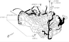 Genuine OEM 2019 - 2021 Subaru Forester 2.5L Engine Wiring Harness  24020AG640