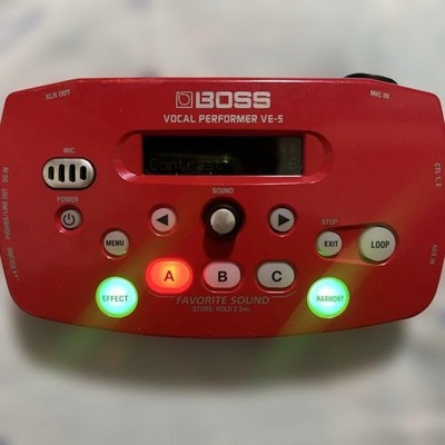 BOSS VE-5 Vocal Performer Effektprozessor Tragbares Mikrofon Audio Performance