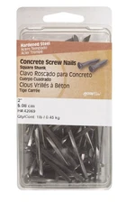 Hillman 2 in. L Concrete Steel Nail Square Shank Flat 1 lb. (3-PACK)