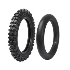 80/100-12 3.00-12 Knobby Rear Tire Inner Tube for Off Road Dirt Pit Bike