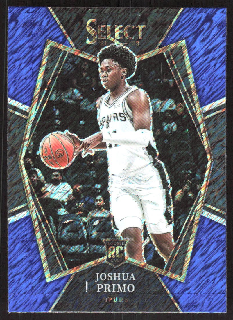 4587G 2021-22 Panini Select #153 Joshua Primo Blue Shimmer Prizms