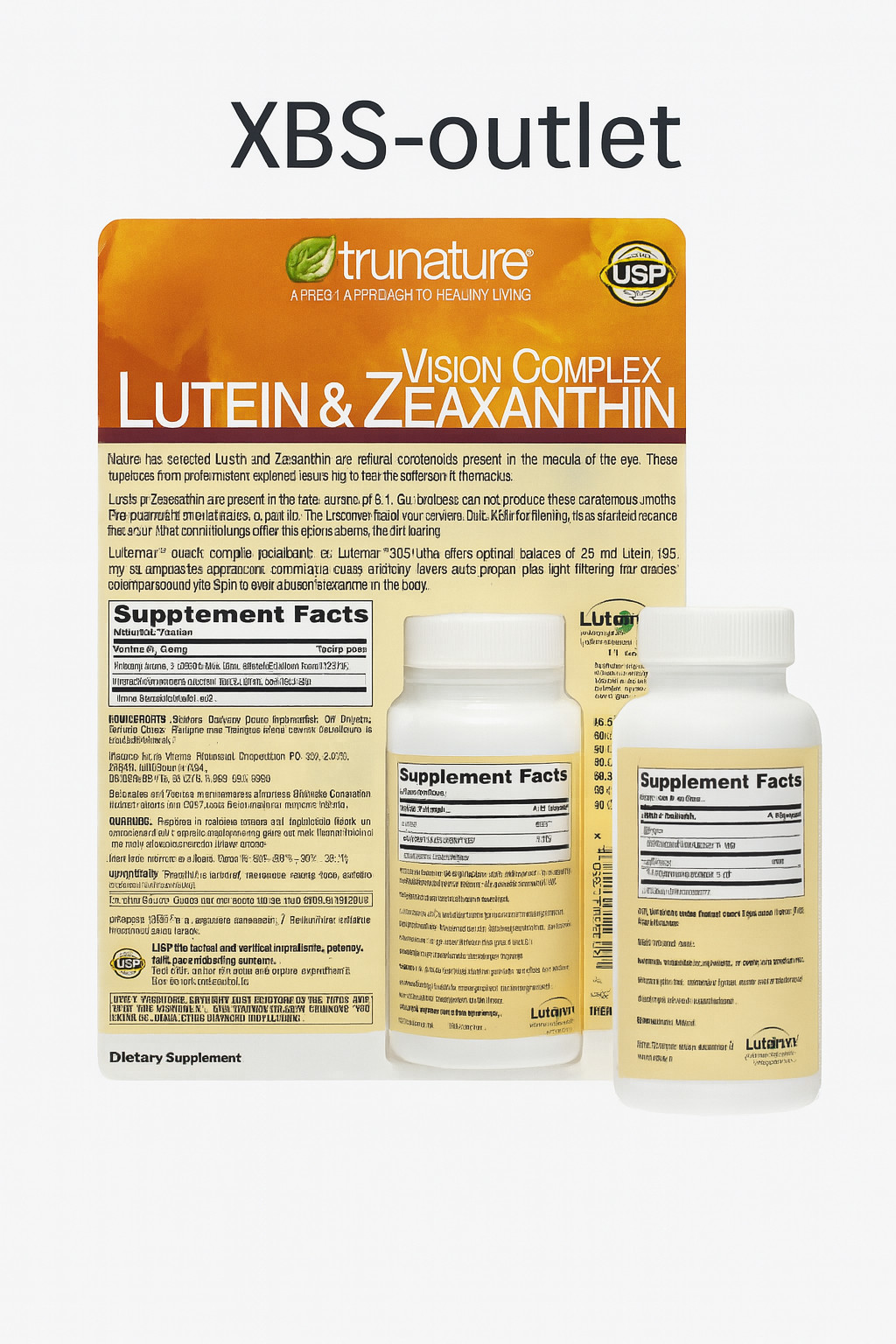 TruNature Vision Softgels Complex Lutein and Zeaxanthin 140 Count