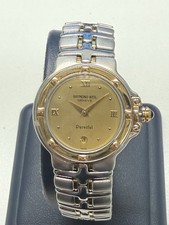 Raymond Weil Parsifal Watch Women 27mm NEW Never Worn Two Tone Gold Dial Calenda