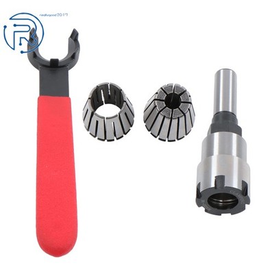 Router Bit Collet Converter Adapter 1/2'' Shank with ER20 Collet & Wrench Spanner