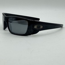 Oakley Fuel Cell Ghost Text Mens Sunglasses OO9096-07 Black Polarized