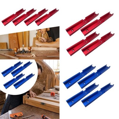 4 Stücke Holzbearbeitung t Tracks Cross -Anschluss für Workbench DIY