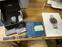 TUDOR Black Bay 58 Blue Mens Watch + Forstner Model O Bracelet $180 SAVE $1730