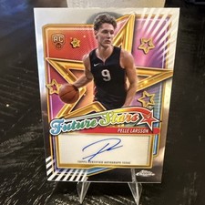 Pelle Larsson 2024-25 Topps Chrome Future Stars Auto RC Miami Heat FSA-PL