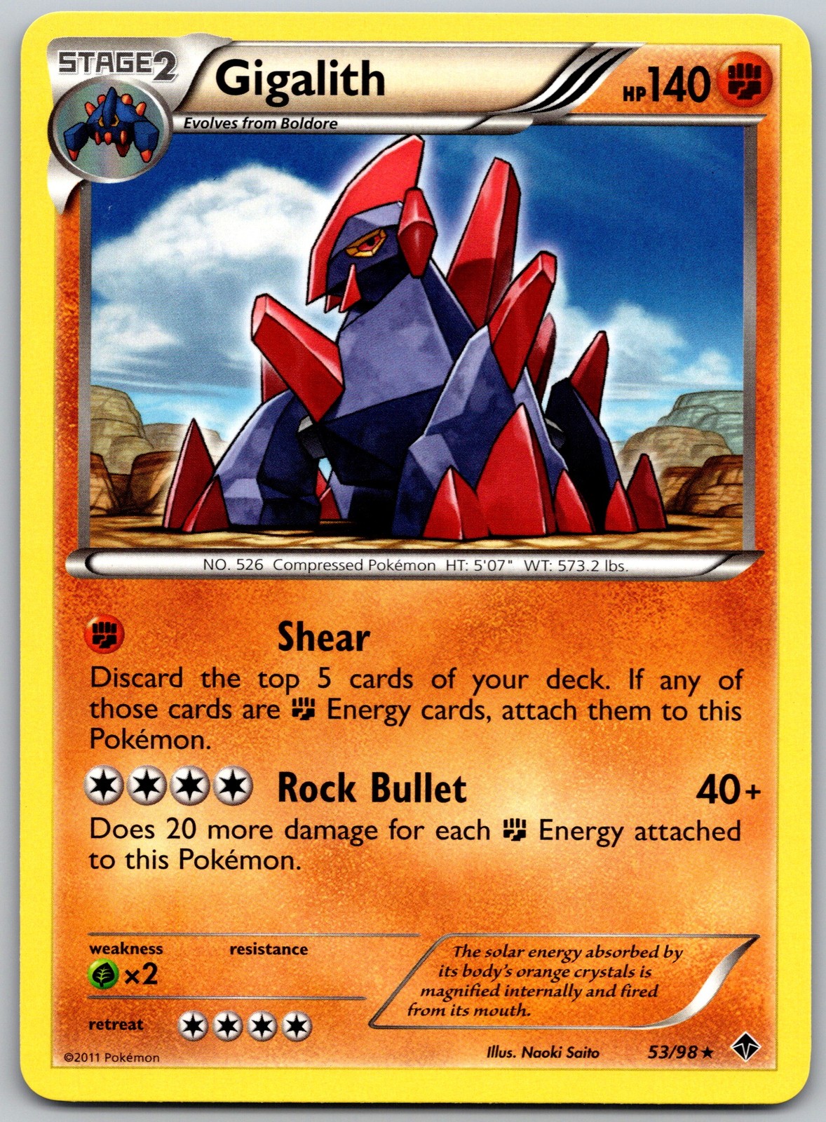 Blister Exclusives #053/098 Gigalith