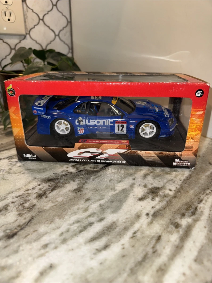 DIECAST MUSCLE MACHINES NISSAN GT-R CALSONIC SKYLINE 2003 SERIES 1