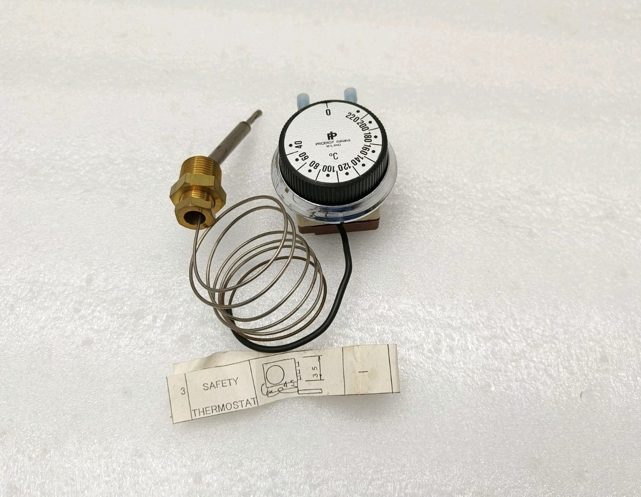 Prodigy Italiana TR/711-N Safety Thermostat 40°C-220°C | eBay