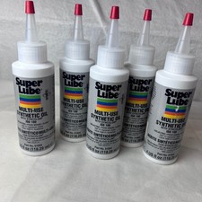 Super Lube 51004 Multi-Use Synthetic Oil with Syncolon PTFE ISO 100 4oz 5 Pack