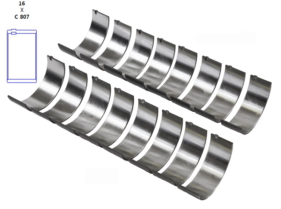 Kit de reconstrução de motor com anéis Moly para 96-02 GM/Chevrolet Truck/SUV/Van 5.7L/350 - Imagem 4 de 4