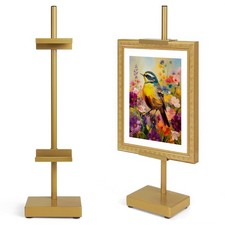 Adjustable Tabletop Easel Stand, Picture Easels for Display Up to 17" H, Gold...