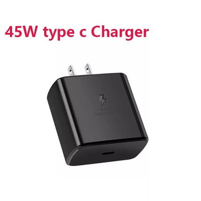 45W Type C Fast Wall Charger USB-C Wall Charger For Universal Samsung Smartphone