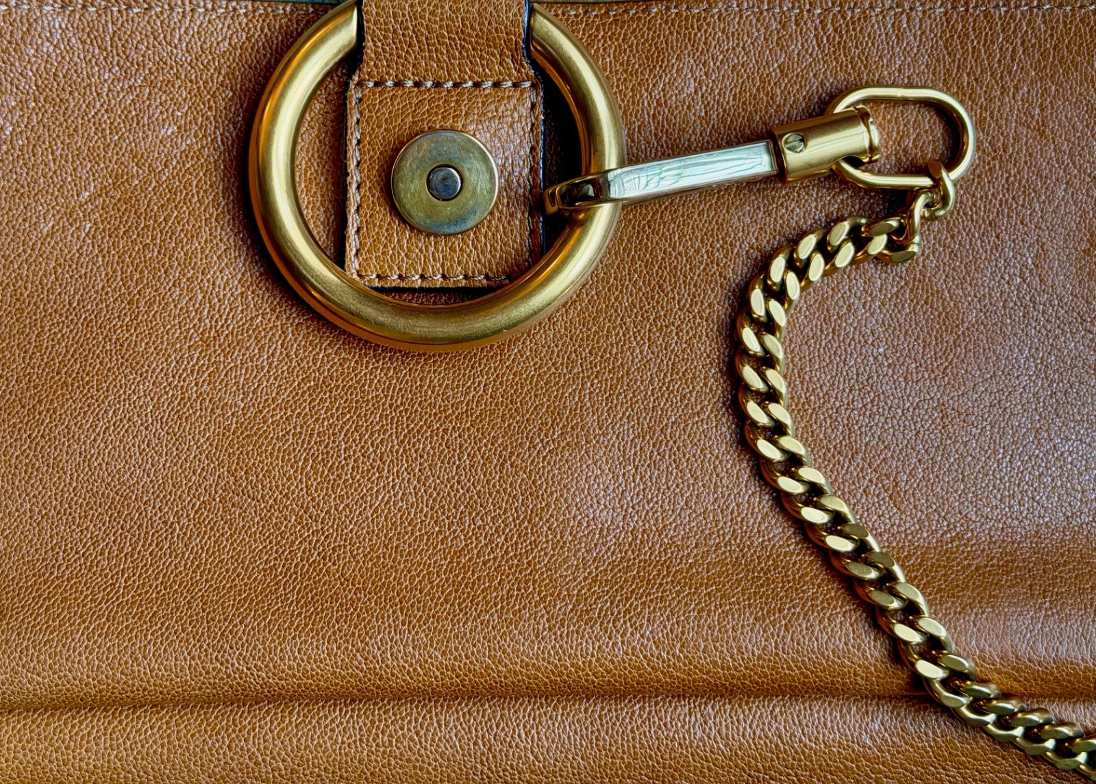 Chloe Multicolor Patchwork Suede & Caramel Leathe… - image 8